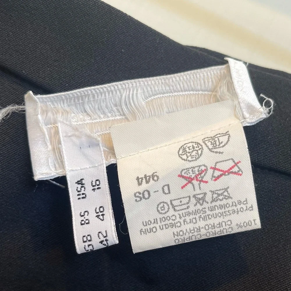 Genny Cro Vintage Black Pencil Skirt - Picture 6 of 8